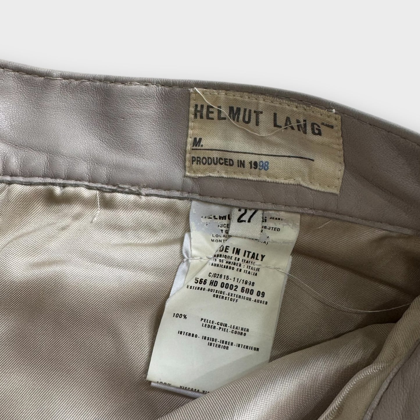 1998 HELMUT LANG